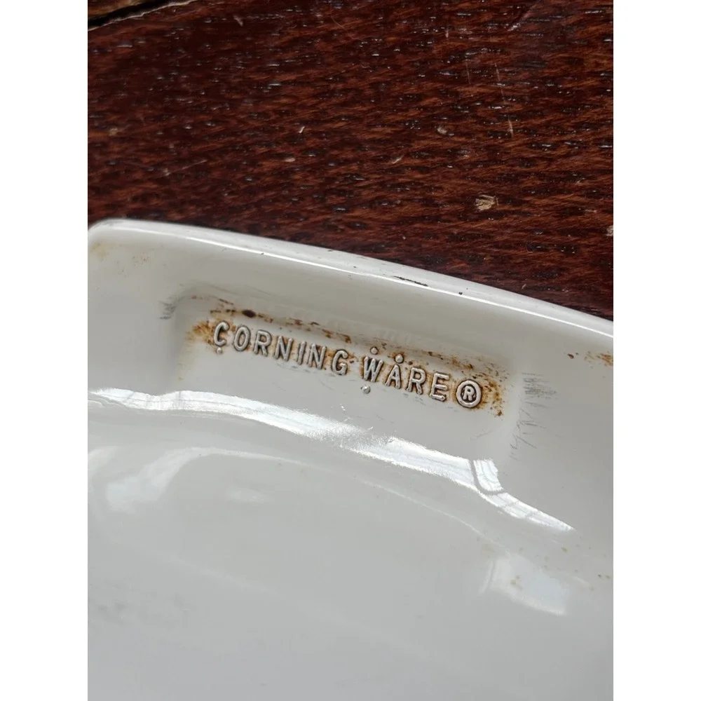 Vintage Corning Ware La Marjolaine Casserole Dish A-2-B 2 Liter with Glass Lid